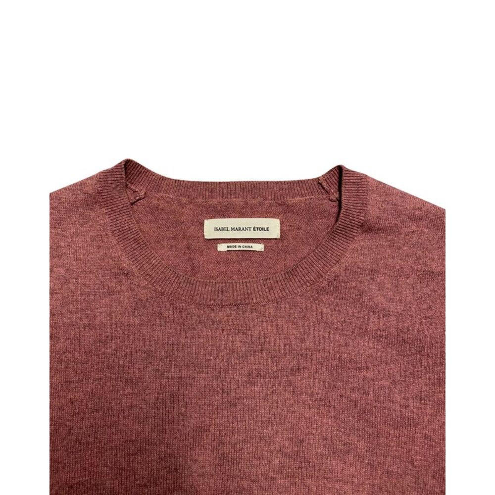 Isabel Marant Étoile Side Slit Jumper in Pink Cotton - Picture 3 of 5
